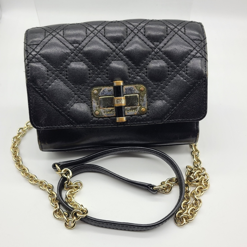 Diane Von Furstenberg 440 micro mini quilted bag (see pics)